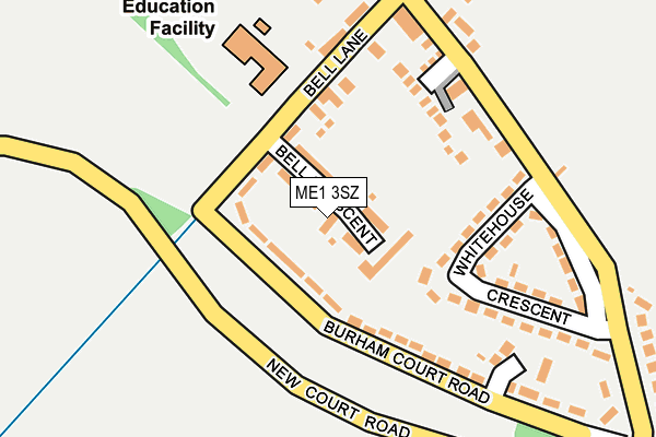 ME1 3SZ map - OS OpenMap – Local (Ordnance Survey)
