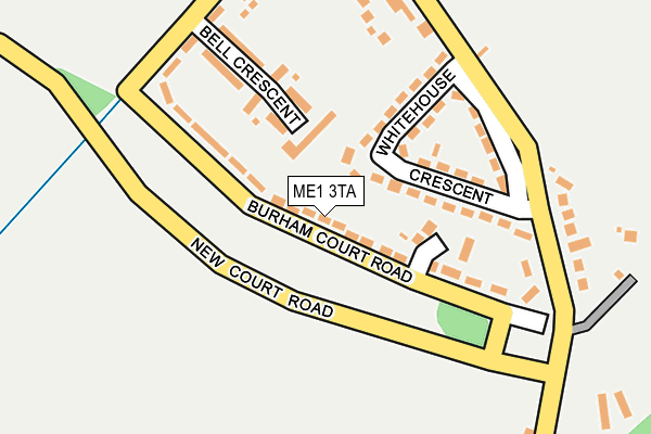 ME1 3TA map - OS OpenMap – Local (Ordnance Survey)