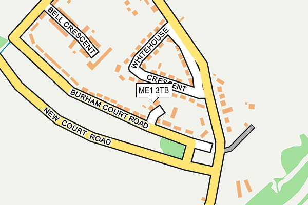 ME1 3TB map - OS OpenMap – Local (Ordnance Survey)