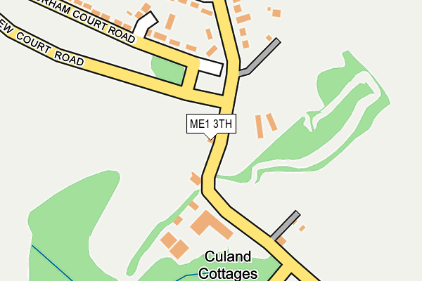 ME1 3TH map - OS OpenMap – Local (Ordnance Survey)