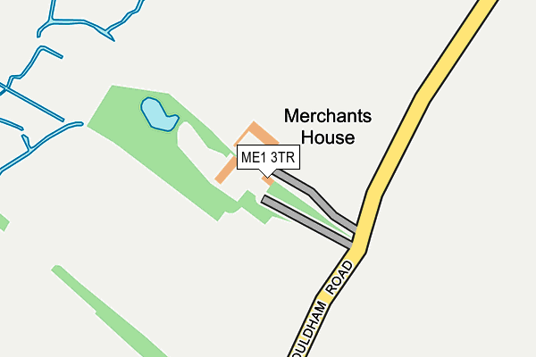 ME1 3TR map - OS OpenMap – Local (Ordnance Survey)