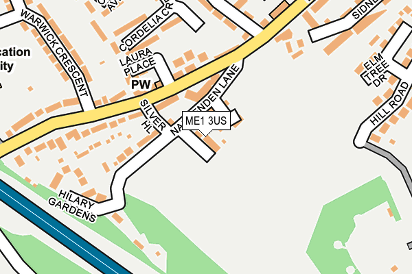 ME1 3US map - OS OpenMap – Local (Ordnance Survey)