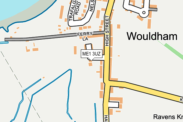ME1 3UZ map - OS OpenMap – Local (Ordnance Survey)