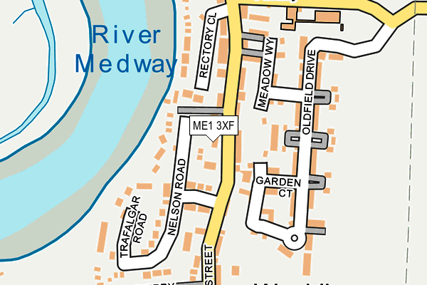 ME1 3XF map - OS OpenMap – Local (Ordnance Survey)