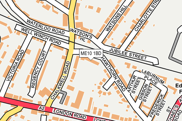 ME10 1BD map - OS OpenMap – Local (Ordnance Survey)