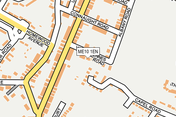 ME10 1EN map - OS OpenMap – Local (Ordnance Survey)