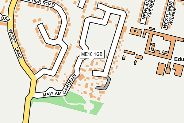 ME10 1GB map - OS OpenMap – Local (Ordnance Survey)