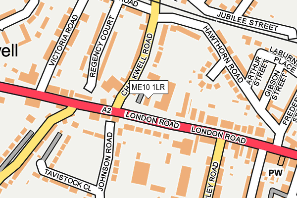 ME10 1LR map - OS OpenMap – Local (Ordnance Survey)