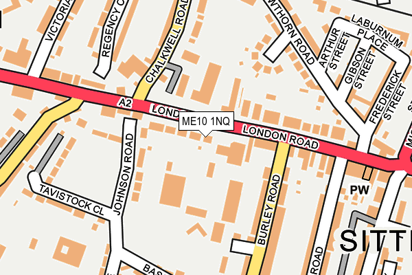 ME10 1NQ map - OS OpenMap – Local (Ordnance Survey)