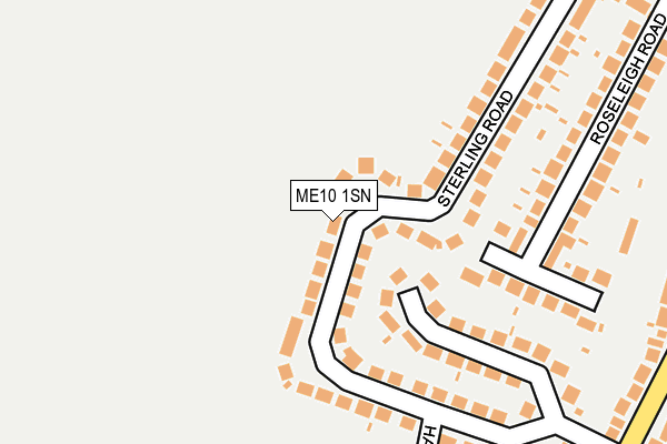 ME10 1SN map - OS OpenMap – Local (Ordnance Survey)