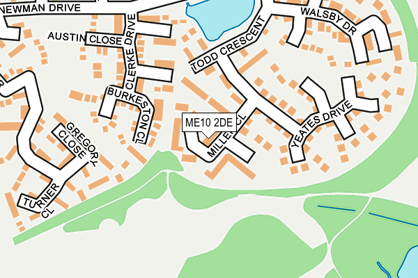 ME10 2DE map - OS OpenMap – Local (Ordnance Survey)