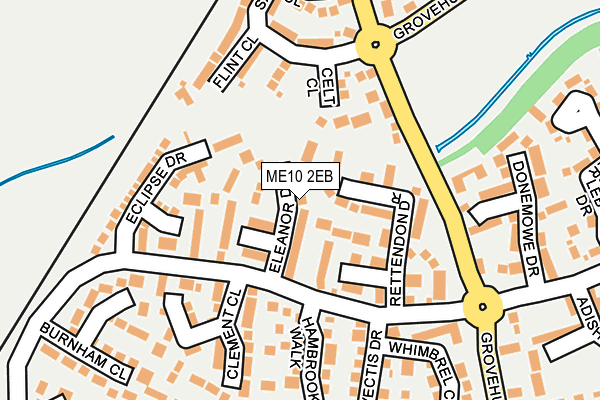 ME10 2EB map - OS OpenMap – Local (Ordnance Survey)