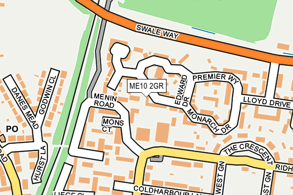 ME10 2GR map - OS OpenMap – Local (Ordnance Survey)