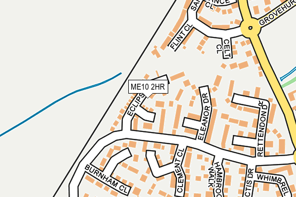 ME10 2HR map - OS OpenMap – Local (Ordnance Survey)