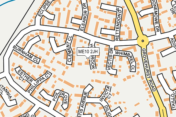 ME10 2JH map - OS OpenMap – Local (Ordnance Survey)