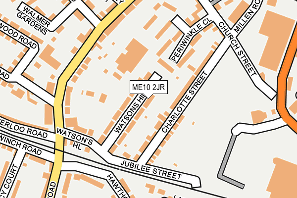 ME10 2JR map - OS OpenMap – Local (Ordnance Survey)
