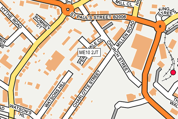 ME10 2JT map - OS OpenMap – Local (Ordnance Survey)