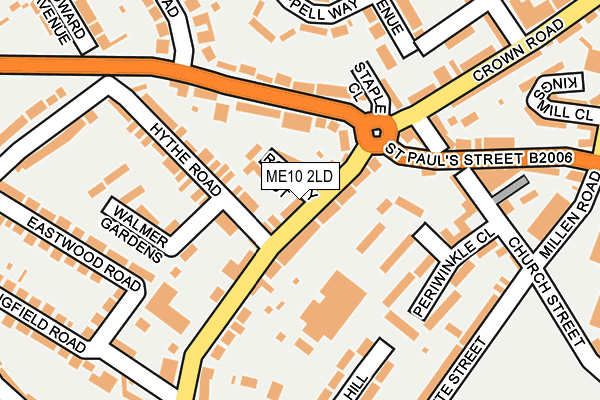 ME10 2LD map - OS OpenMap – Local (Ordnance Survey)