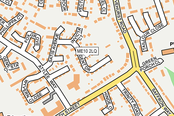 ME10 2LQ map - OS OpenMap – Local (Ordnance Survey)