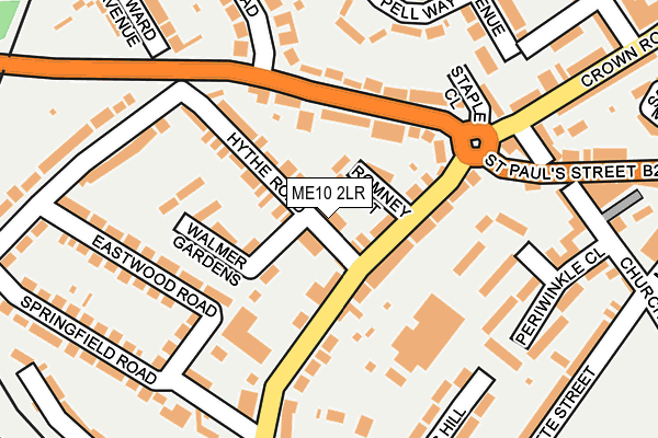 ME10 2LR map - OS OpenMap – Local (Ordnance Survey)