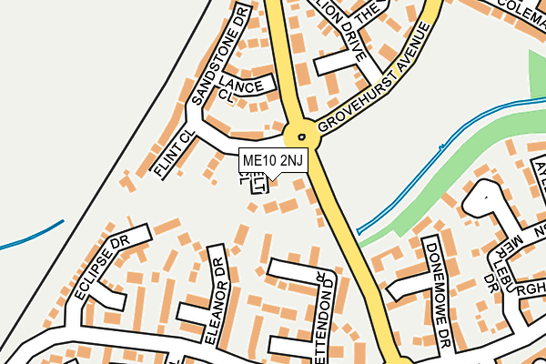 ME10 2NJ map - OS OpenMap – Local (Ordnance Survey)