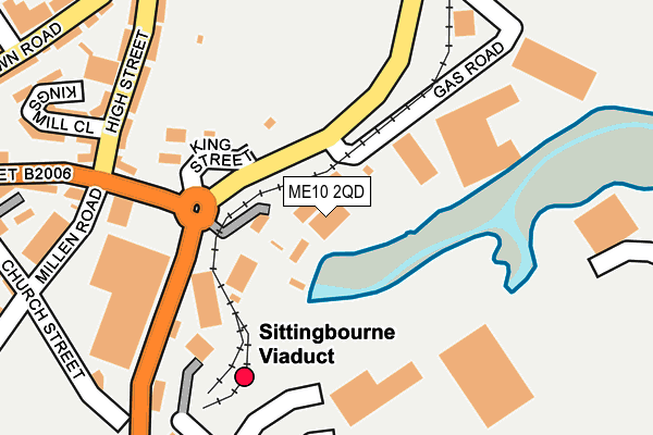 ME10 2QD map - OS OpenMap – Local (Ordnance Survey)