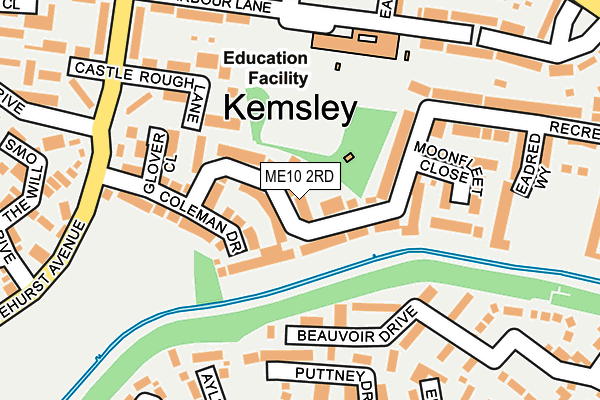 ME10 2RD map - OS OpenMap – Local (Ordnance Survey)