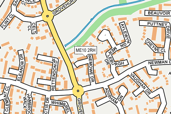 ME10 2RH map - OS OpenMap – Local (Ordnance Survey)