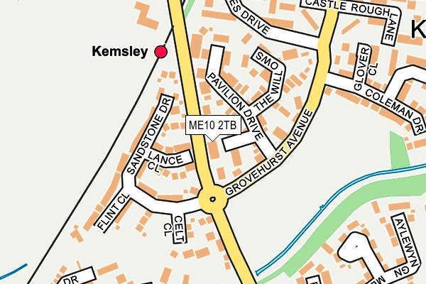 ME10 2TB map - OS OpenMap – Local (Ordnance Survey)