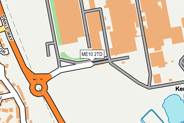 ME10 2TD map - OS OpenMap – Local (Ordnance Survey)