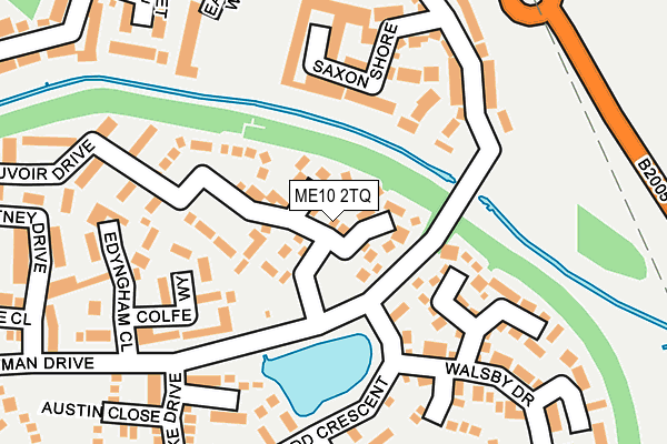ME10 2TQ map - OS OpenMap – Local (Ordnance Survey)