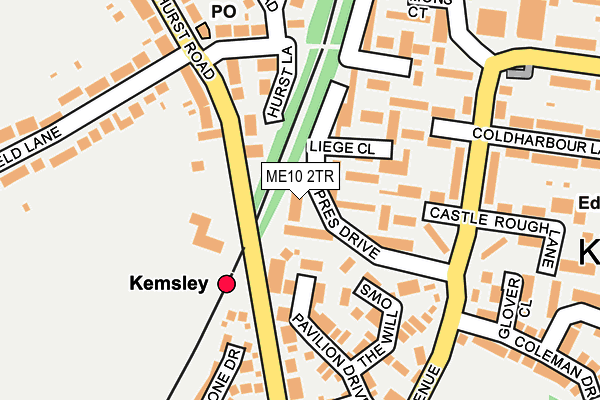 ME10 2TR map - OS OpenMap – Local (Ordnance Survey)