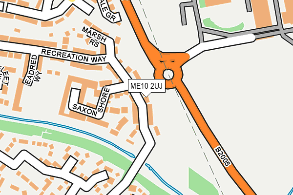 ME10 2UJ map - OS OpenMap – Local (Ordnance Survey)