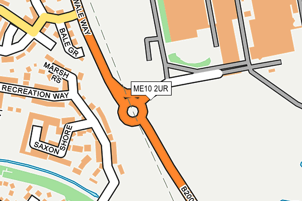 ME10 2UR map - OS OpenMap – Local (Ordnance Survey)