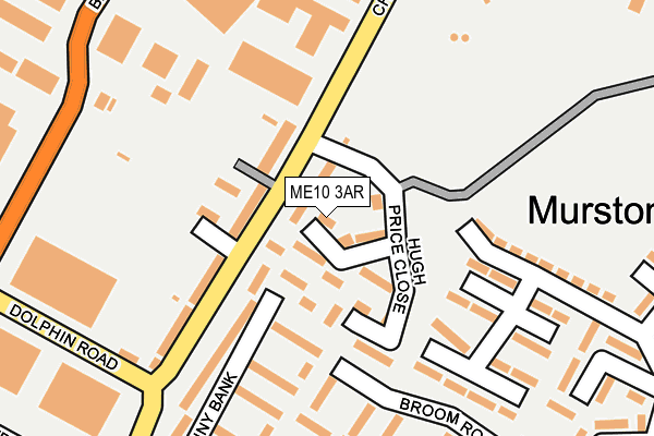 ME10 3AR map - OS OpenMap – Local (Ordnance Survey)