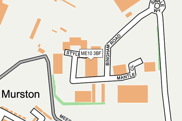 ME10 3BF map - OS OpenMap – Local (Ordnance Survey)