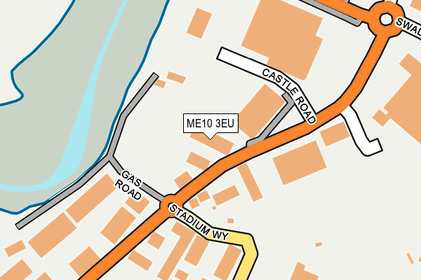 ME10 3EU map - OS OpenMap – Local (Ordnance Survey)