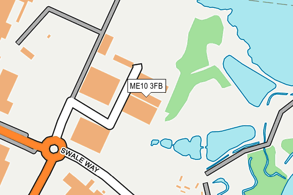 ME10 3FB map - OS OpenMap – Local (Ordnance Survey)