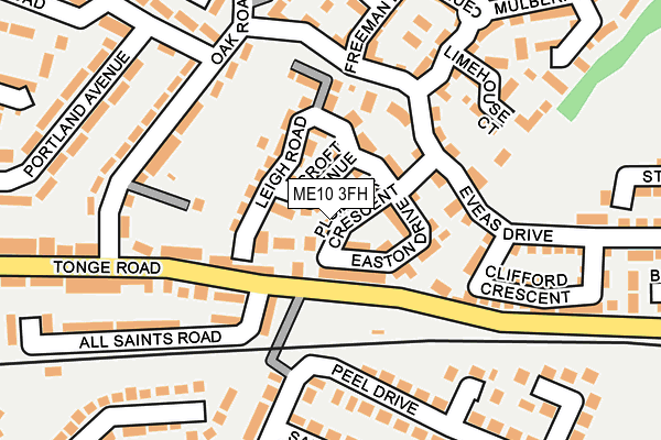 ME10 3FH map - OS OpenMap – Local (Ordnance Survey)