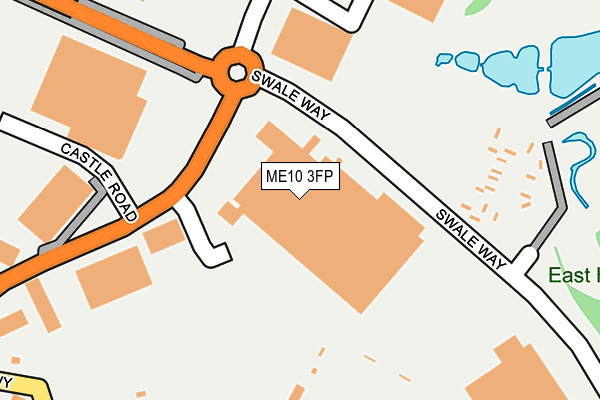 ME10 3FP map - OS OpenMap – Local (Ordnance Survey)