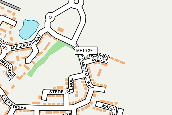 ME10 3FT map - OS OpenMap – Local (Ordnance Survey)