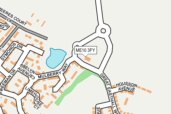 ME10 3FY map - OS OpenMap – Local (Ordnance Survey)