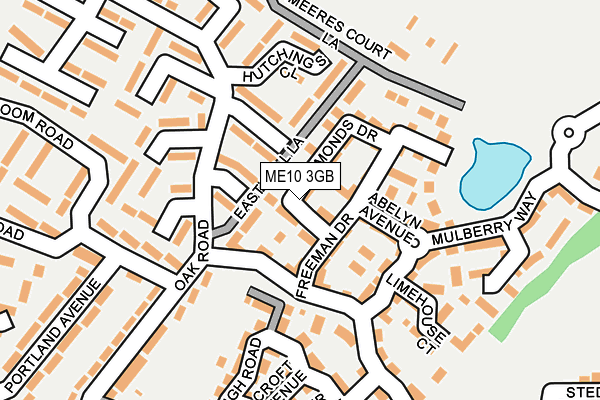 ME10 3GB map - OS OpenMap – Local (Ordnance Survey)