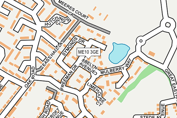 ME10 3GE map - OS OpenMap – Local (Ordnance Survey)