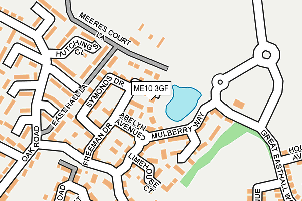 ME10 3GF map - OS OpenMap – Local (Ordnance Survey)