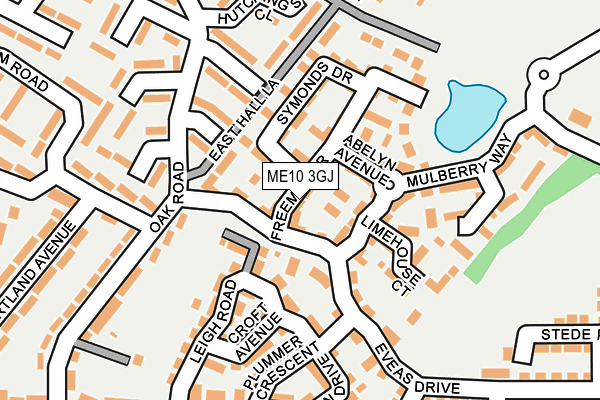 ME10 3GJ map - OS OpenMap – Local (Ordnance Survey)