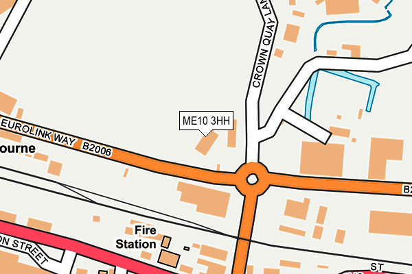 ME10 3HH map - OS OpenMap – Local (Ordnance Survey)