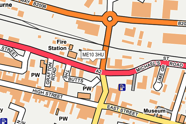 ME10 3HU map - OS OpenMap – Local (Ordnance Survey)