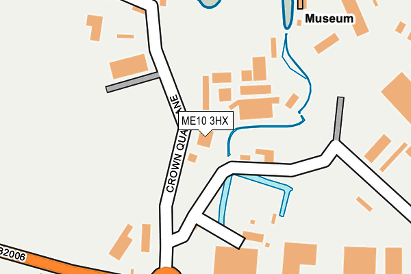 ME10 3HX map - OS OpenMap – Local (Ordnance Survey)