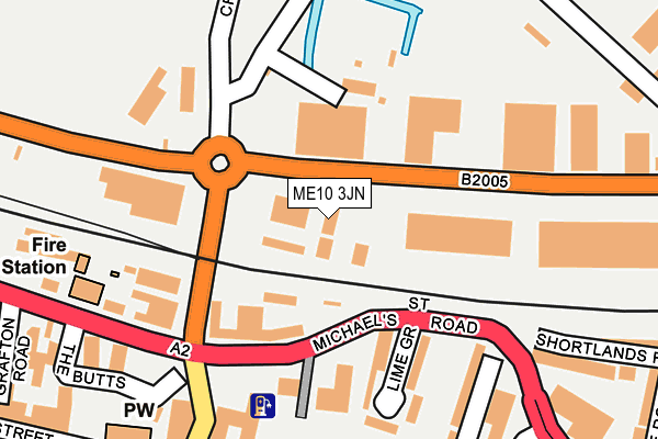 ME10 3JN map - OS OpenMap – Local (Ordnance Survey)